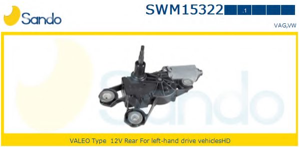 SANDO SWM15322.1 Wiper Motor